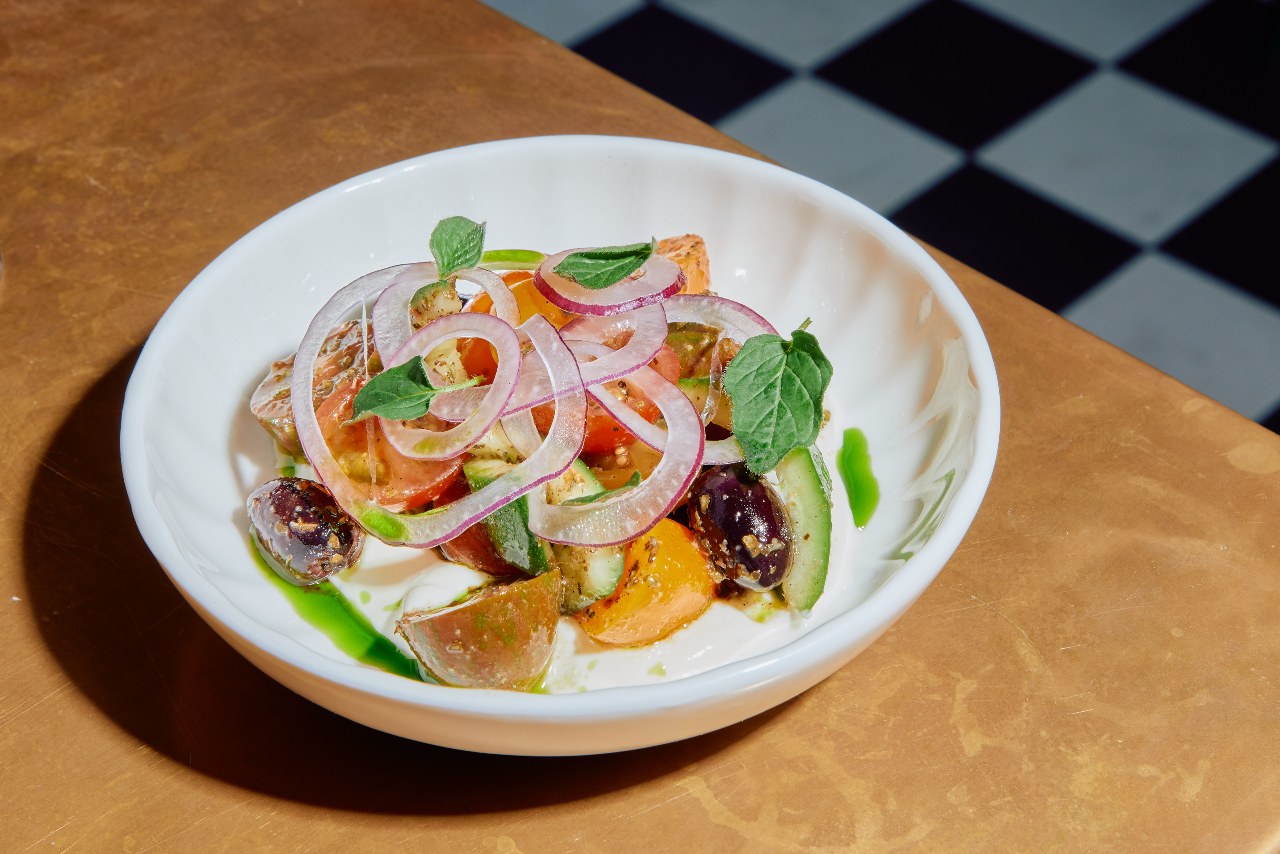 Village salad at The Smoking Camel in Byron Bay